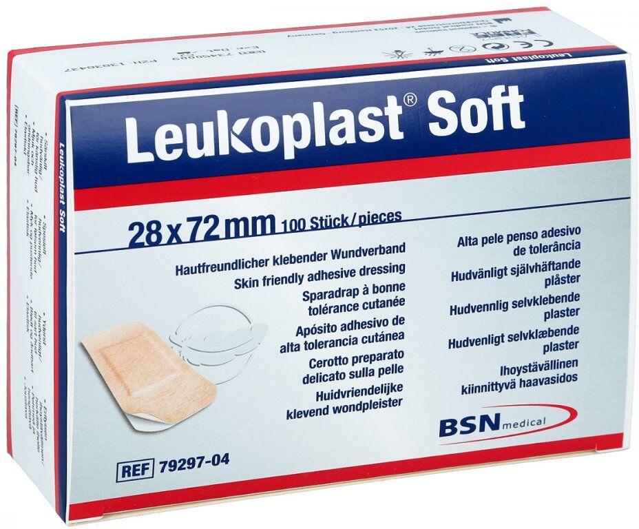 Leukoplast Soft Strips 28x72 mm