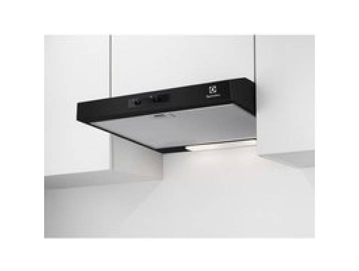 ELECTROLUX Hotte visière Casquette aspirante noire largeur 60cm débit dair 272m3/h