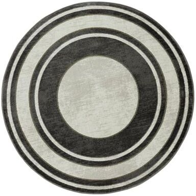 MDA Rugs Brooklyn Collection Grey Border Area Rug
