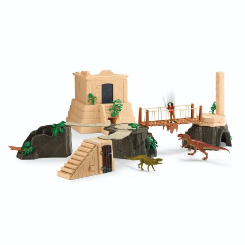 Schleich Dinosaurs 42656 Dino Tempel-Eroberung Mega-Set