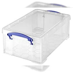 Really Useful Products Aufbewahrungsbox 9 l Transparent