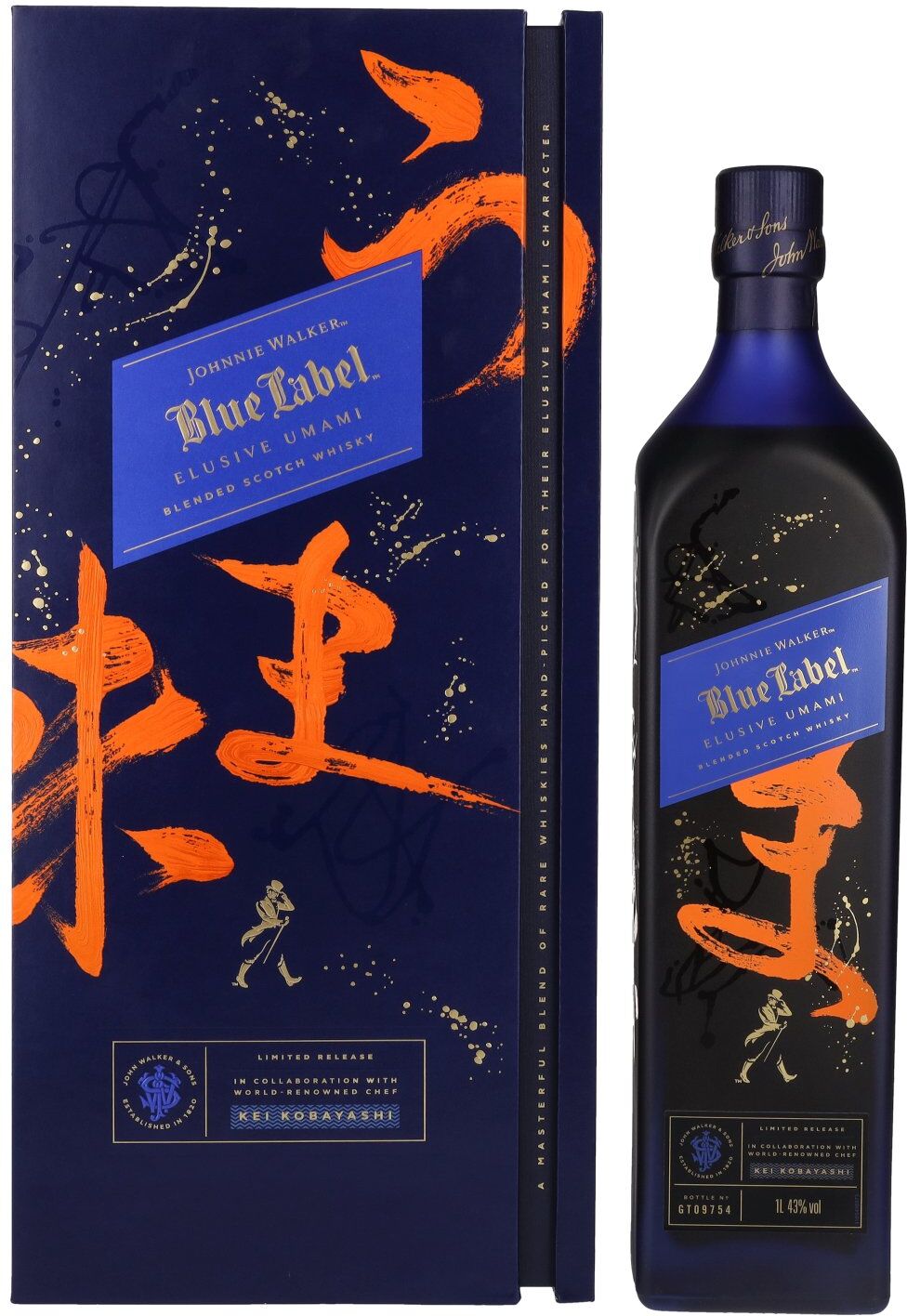 Johnnie Walker Blue Label ELUSIVE UMAMI Blended Scotch Whisky Limited Release 43% Vol. 1l in Geschenkbox