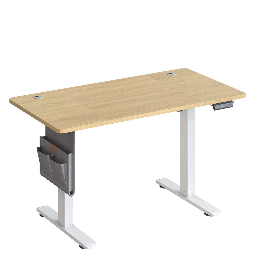 SONGMICS Höhenverstellbarer Schreibtisch, 120 x 60 cm, Memory-Funktion LSDB35132YA01