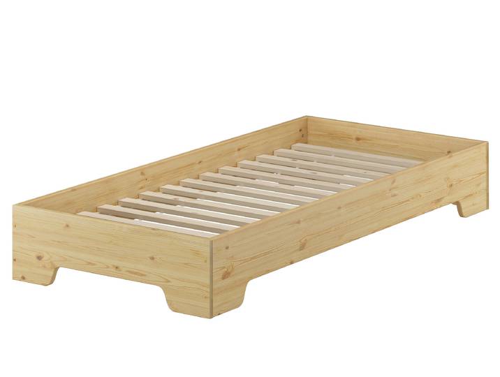Bettrahmen Kastenbett Massivholzbett Kiefer 100 x 200 cm