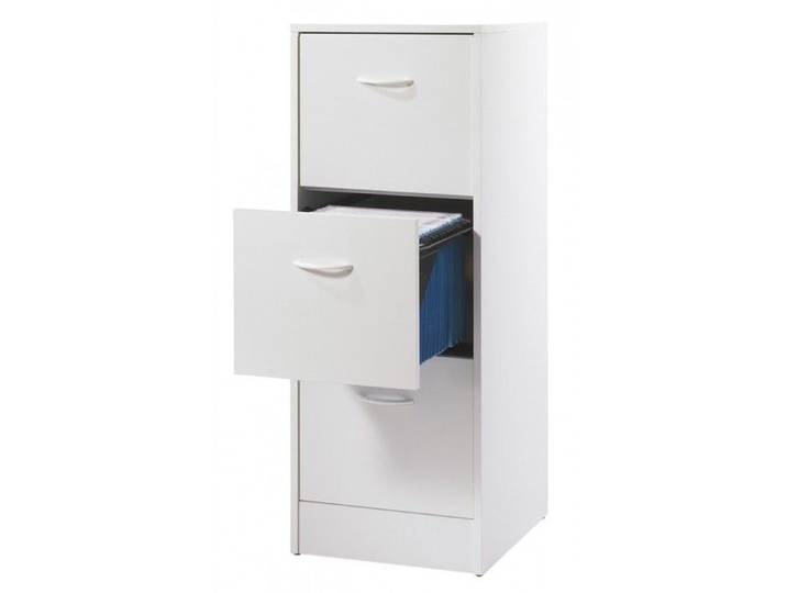 Classeur - SIMMOB - 3 tiroirs - Métal - Blanc - Bureau contemporain