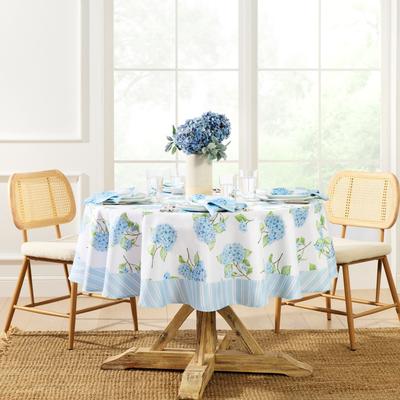 Threadmade Nantucket Hydrangea Garden Tablecloth