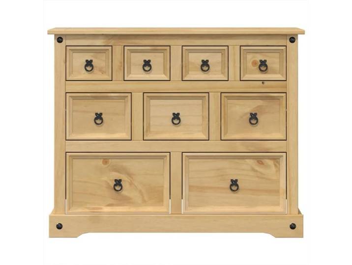 SALE d'hiver  Commode de rangement - Burke - desgin moderne Corona 101x45x82 cm bois massif de pin CC31