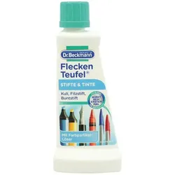 Fleckenentferner für Textilien Dr. Beckmann Fleckenteufel Stifte und Tinte, Spezialfleckentferner 50 ml