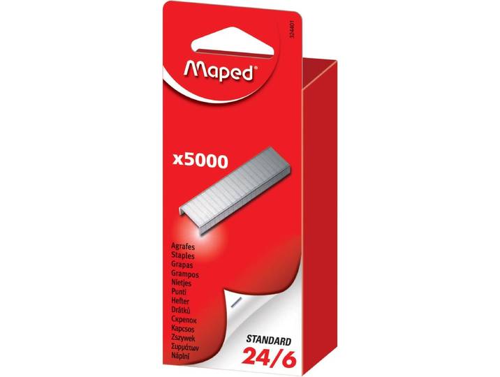 Maped nietjes 24/6 doos van 5.000 nietjes