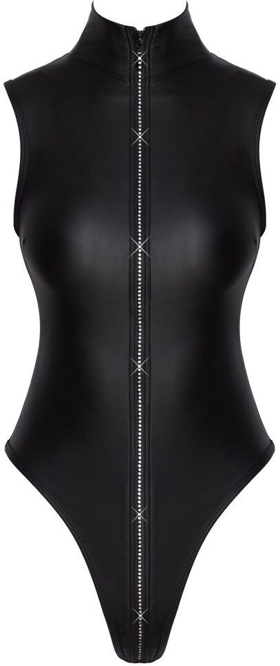 Cottelli LINGERIE Body string sexy Noir Mat