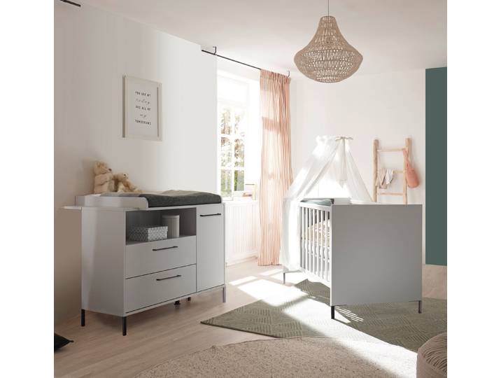 möbel-direkt.de Babyzimmer-Komplettset Kinderzimmer Set Olaf