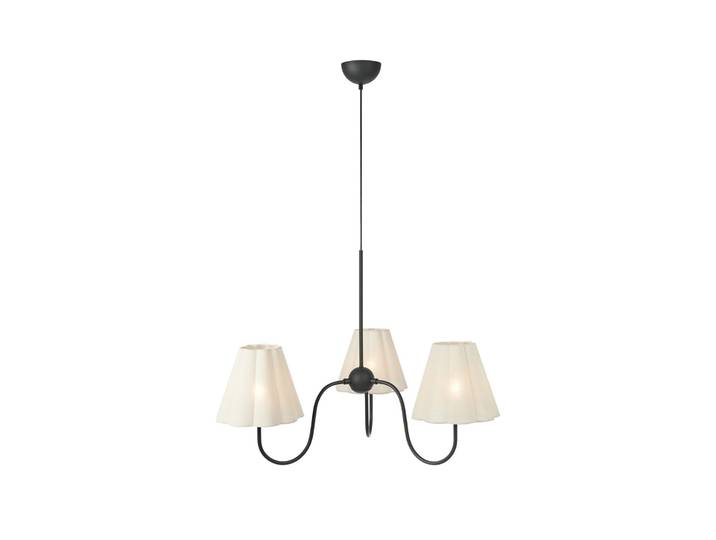 Veya Suspension, beige, lin, Ø 90 cm, E14 - Markslöjd - Salon / séjour - Tissu / textile - Multi-ampoules