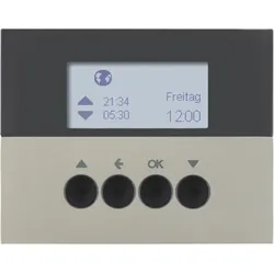 Berker 85741173 Jalousie-Schaltuhr K.5 edelstahl lack