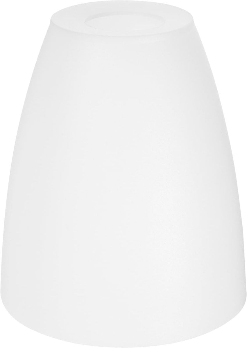 Dailygoody Plastic lampenkap - Wit - Diameter: 11,5 cm