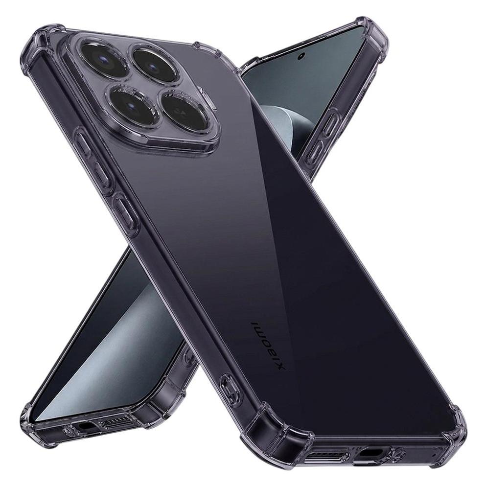Techsuit - Stossfestes, transparentes Silikon - Xiaomi 17T Pro - Rauchschwarz (Xiaomi 17 Pro) (71649292)
