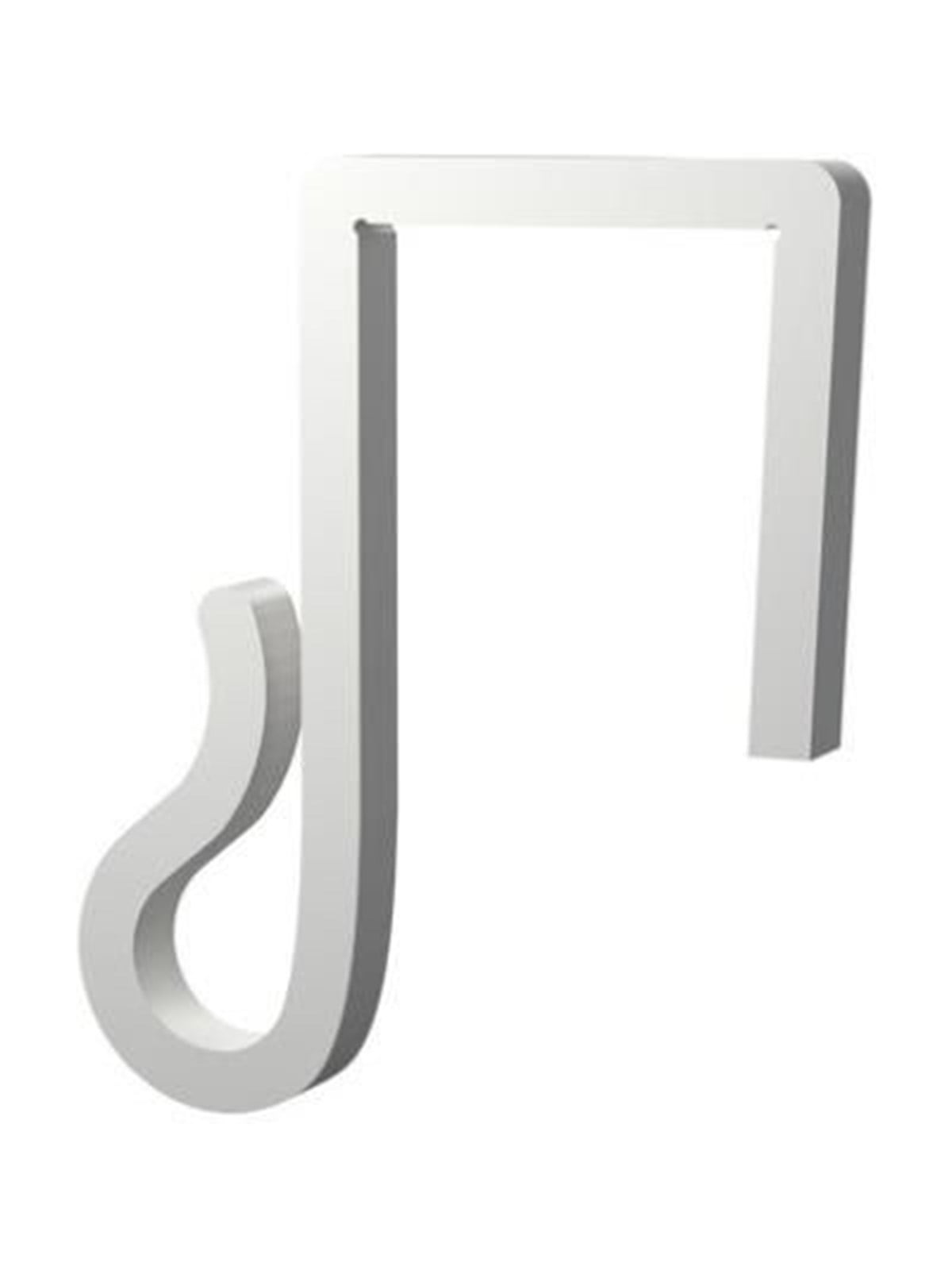 Light Solutions Lichterketten-Clips - Für Weihnachtslichter und Lichterketten am Zaun - 15mm - Weiß - 20 Stk