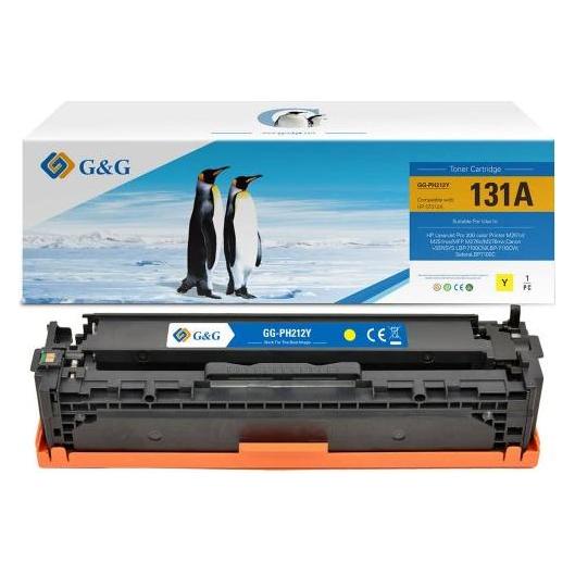 G&G Toner kompatibel mit HP 125A/ 128A/ 131A (Y) (14319)