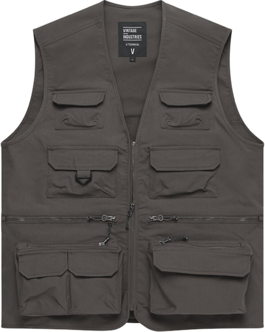 Vintage Industries Legend Weste 31102-taupe-S