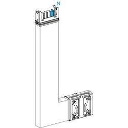 Schneider Electric KSA250DLE41A KSA Winkelelement, 250A, flach PE innen, Wahllänge