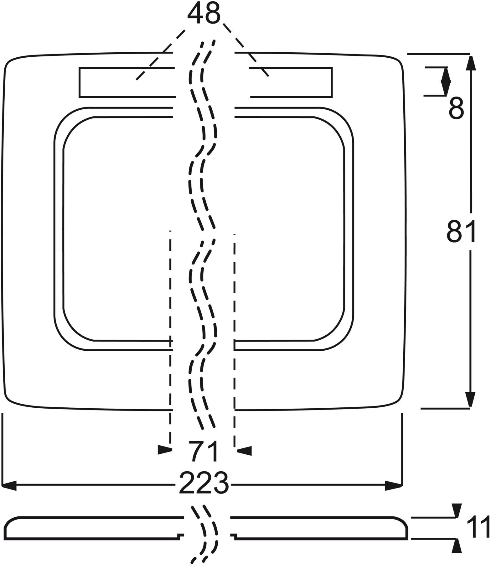 Busch-Jaeger Rahmen 3-fach weiß 1733 NSKA-212 (2CKA001754A4097)