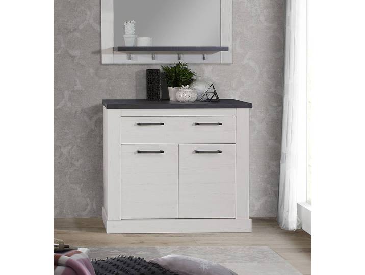 Commode avec tiroirs 90cm Blanc