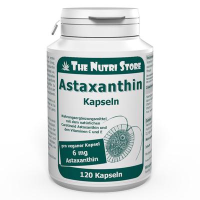 Astaxanthin 6 mg vegetarische Kapseln 120 St
