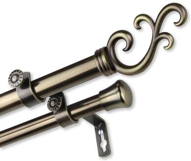 InStyleDesign Sway Adjustable Double Curtain Rod