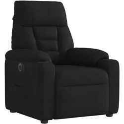 vidaXL, Sessel, Relaxsessel Elektrisch Schwarz Mikrofasergewebe Sessel TV Sessel
