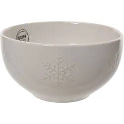 Müslischale WHITE XMAS (LBH 14x14x7,40 cm) - LBH 14x14x7,40 cm