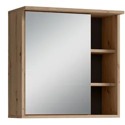 byLIVING Spiegelschrank WELLNESS, Breite 60 cm, Artisan Eiche (Eiche-Optik)