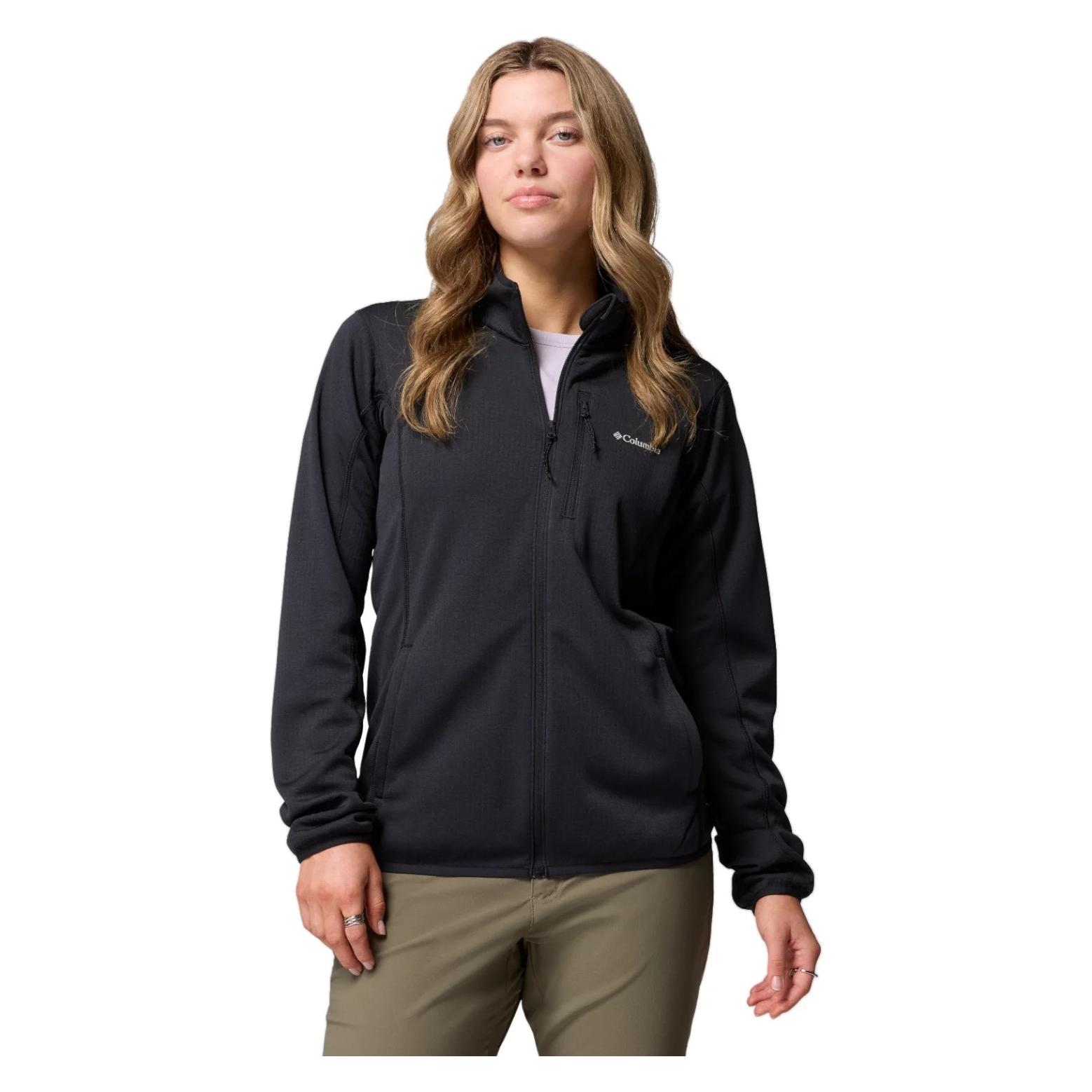 Columbia Damen Essential Hike Grid Fleecejacke mit durchgehendem Reissverschluss (M) (2136233010)