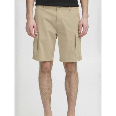 Shorts TEESHOPPEN "TEESHOPPEN Shorts Cargo Shorts", Herren, Gr. S, Normalgrößen, beige, Obermaterial: 97% Baumwolle, 3% Elasthan, Hosen Shorts