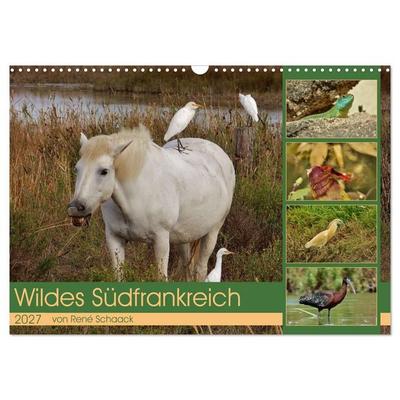 Wildes Südfrankreich (Wandkalender 2027 DIN A3 quer), CALVENDO Monatskalender