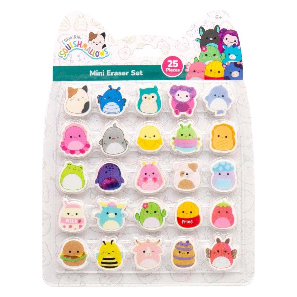 Squishmallows - Eraser Set 25 Pcs - (333-231675) (333-231675)