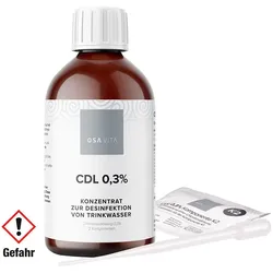 OSA VITA® CDL 0,3 % inklusive Pipette / Chlordioxid / 3000 ppm / Trinkwasserdesinfektion