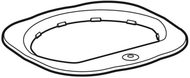 Geberit Fixierung zu Duschrinne 243833001 der Reihe CleanLine