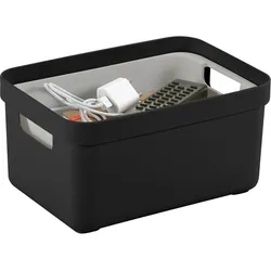 Sunware, Aufbewahrungsbox, Sigma home Aufbewahrungsbox 5L schwarz (5 l, 17.50 x 25.20 x 12.20 cm)