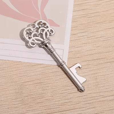 Inspire Picks Vintage Crown Key Bottle Opener Classic Metal Barware Tool For Home And Events silver