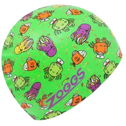 Zoggs - Silicone Printed Cap - Badekappe - Farbe: Grün/Meer