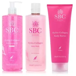 SBC Hydra Collagen Moisturising Gel & Body Wash je 500ml, Body Butter 250ml