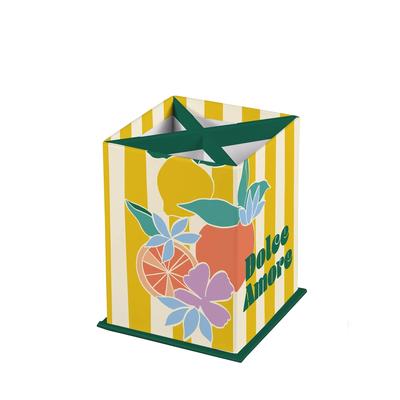 Clairefontaine 4x Dolce Amore, Quadratischer Stifteköcher 8,5x8,5x11 cm - 116279C