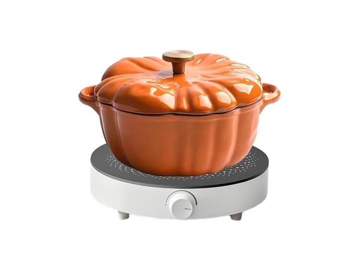 Cuisine en forme de citrouille émail Stock Pot marmite cuisine soupe Pot cuiseur soupe ragoût multifonction marmite antiadhésive