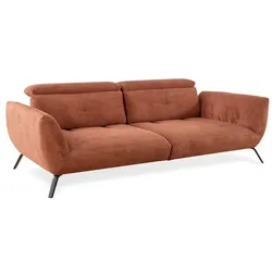 Megasofa Seattle Cord Gold Kupfer