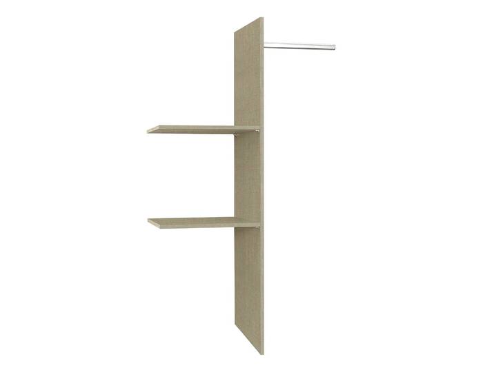 Inneneinteilung 112 cm 110 x 147 x 48cm Beige Spanplatte, beschichtet / Aluminium