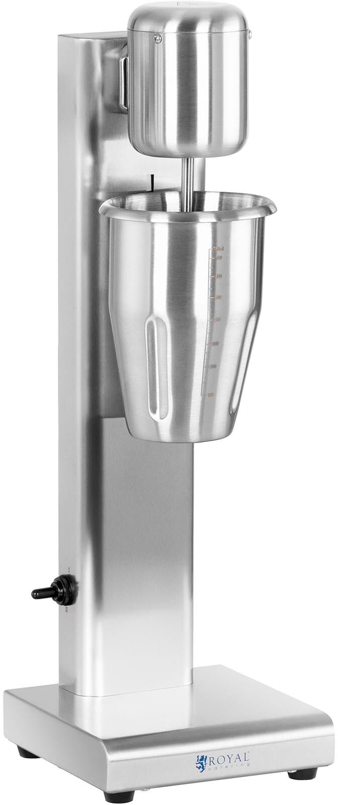 Royal Catering Milchshaker - 1 L - 15.000 U/min - Edelstahl RCPMS-80S