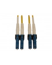 Eaton TRIPPLITE 400G Duplex Singlemode 9/125 OS2 Switchable Fiber Optic Cable LC/UPC M/M (N370X-01M)