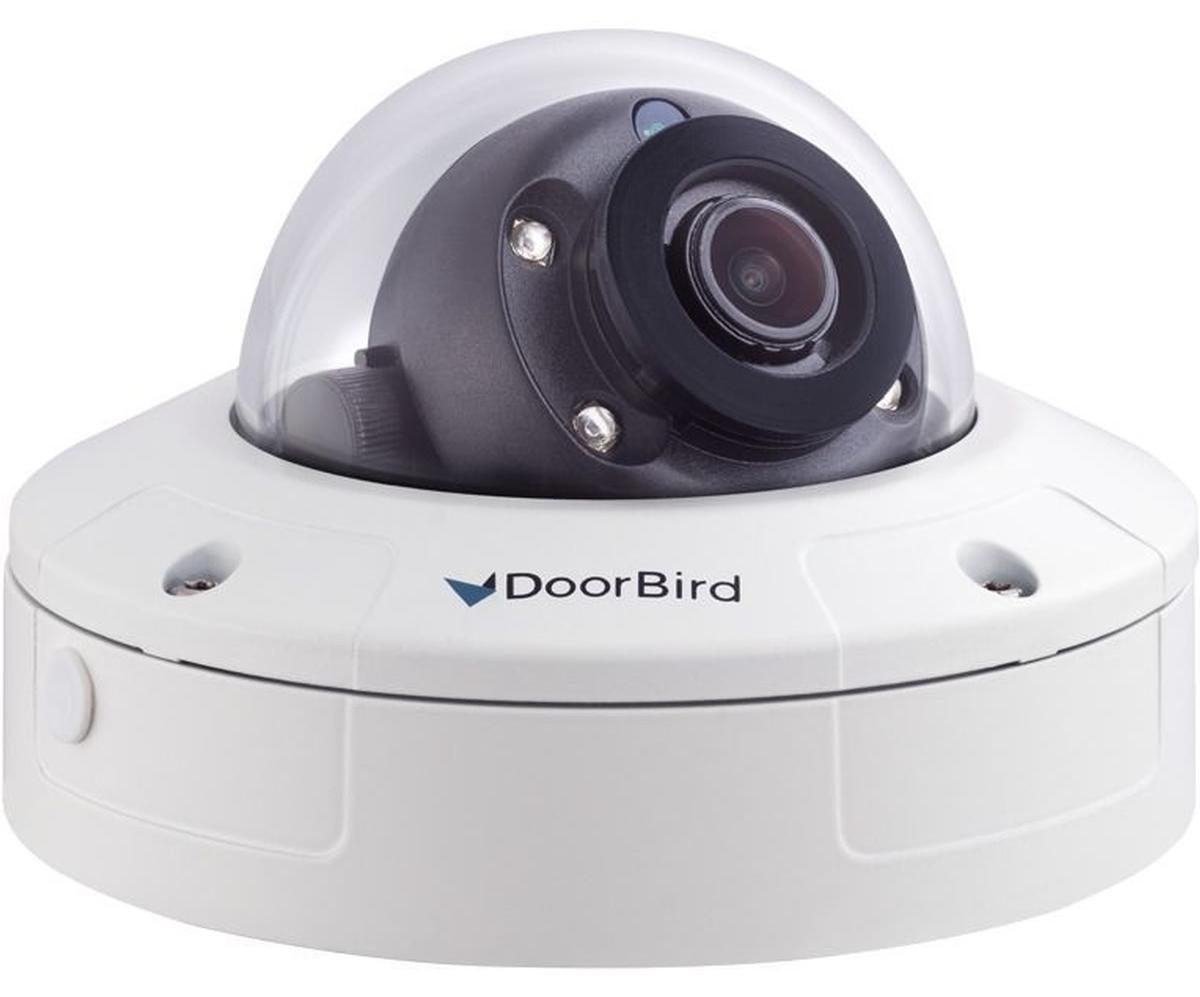 DoorBird Mini Dome Camera, IP-Sicherheitskamera, Innen & Außen, Verkabelt & Kabellos, Decke/Wand, Weiß, Dome