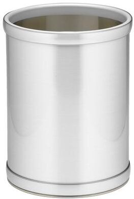 Kraftware Mylar Metalic 10.25-inch Round Waste Basket