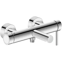 Duravit, Duscharmatur + Badewannenarmatur, Circle Einhebel-Wannenmischer, Ausladung 185 mm, Aufputz, Chrom, CE5230000010