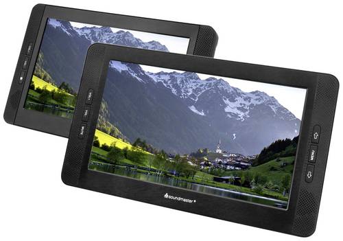 Soundmaster PDB1850SW Tragbarer DVD-Player 25.9cm 10.2 Zoll EEK: D (A - G) Schwarz
